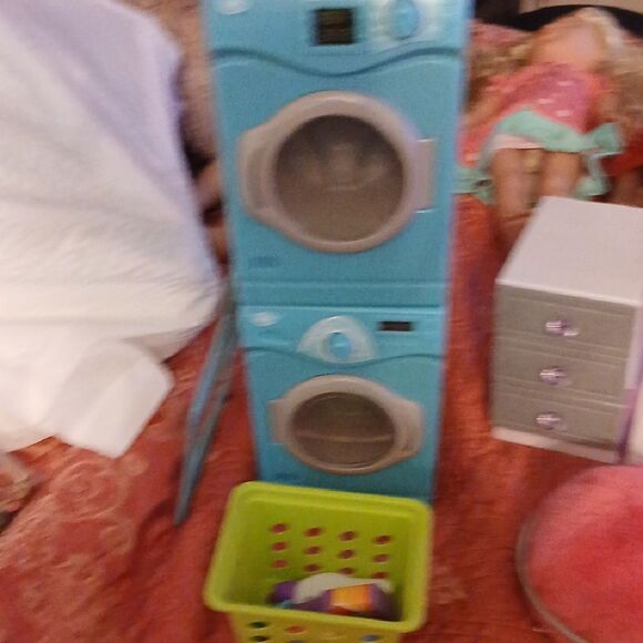 Kids White and Gray Play Desk with Accessories - Picture 4 of 8